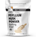 ¡Es sólo! - Psyllium Husk Powder, Easy Mixing Fiber dietético, Limpiar su sistema digestivo, Powder finamente terrestre, Ideal para el horno de Keto, No GMO (Desarrollado, 24oz (Pack de 1))
