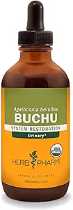 Herb Pharm Certified Organic Buchu Liquid Extract for Urinary System Support - 4 Ounce