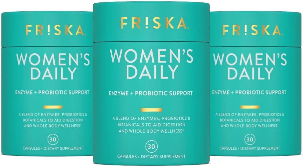 Suplemento de Enzima Digestiva Digestiva Digestiva Femenina y Probióticos, Apoyo Natural Avanzado para la Salud Digestiva Femenina, Luchas Bloating, Eases Digestion, Apoyo Absorción Nutriente, 90 cápsulas