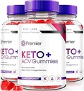 rize labs - Premier Keto ACV Gummies, Premier Extreme 2000mg Keto Gummies Advanced Weight Loss, Keto Plus ACV Gummies, All Natural Apple Cider Vinegar Suplemento (180 Gummies)