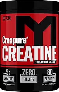 MTS Nutrición Creapure Creatina Powder - Crecimiento muscular &amp; Suplemento de recuperación - 80 Servimientos Desarmados