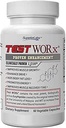 Prueba de laboratorios superiores Worx Natural Testosterone suplemento con LJ100 y 8 otros ingredientes potentes - notable aumento de energía, resistencia, recuperación, sueño y humedad