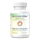 Dr. Clark Digestive Enzymes Supplement – 700mg, 50 Gelatin Capsules, Promotes Digestive Health & Gut Function