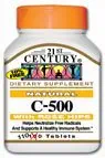 Siglo 21 C 500 Mg con Rose Hips Tablets, 110 Conde (Pack of 2)