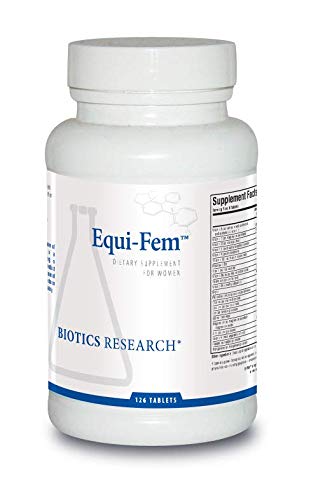 Biotics Research Equi Fem Multi-Vitamin Mineral Supplement for Women, High Dose Multi for Pre Menstrual Support, Hormonal Support, Black Cohosh, Dong Quai, Digestive Enzyme Support 126 Tablets