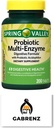 Spring Valley Probiotic Multi-Enzyme Digestive Formula Tablets, 200 ct - A Comprehensive Blend of Probiotics and Digestive Enzymes to Support Digestive Health. (Pack of 1) Incluye un Gbz Ref Magnet