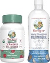 MaryRuth's Multivitamin Gummies for Women (Cherry & Raspberry) & Liquid Nighttime Multimineral Coconut (32oz) ← Clean Label Project Verified® ← Vegan ← Belleza, Bedtime Routine, > Salud general