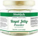 Stakich Royal Jelly Powder - 1,5 onzas - 3X Concentrate - Congelar seco, puro, natural