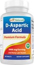 Best Naturals D Aspartic Acid (DAA) 3000mg por Serving - Non-GMO & Gluten Free - 180 Tablets