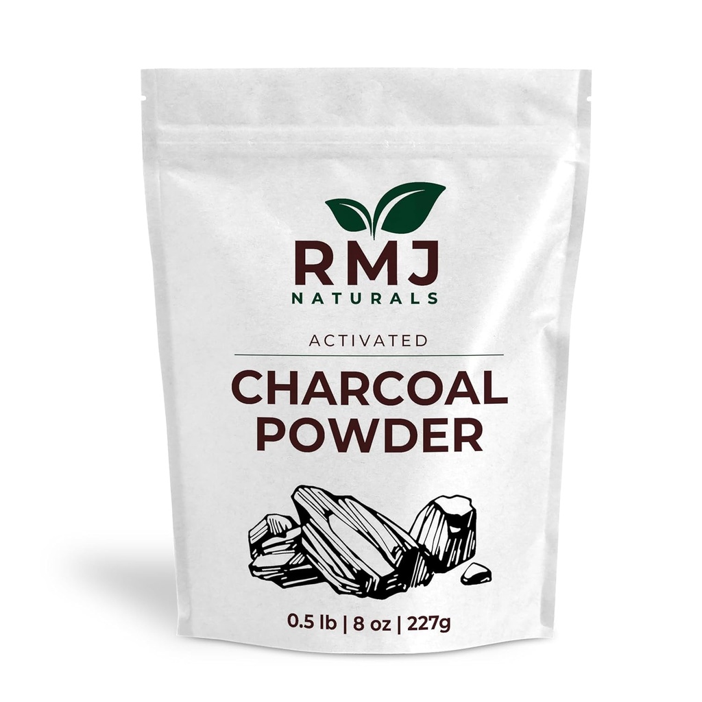 Pólvora de carbón 8 oz 227 Gramos Pólvora de Grado de Alimentos para el paquete facial de dientePowder