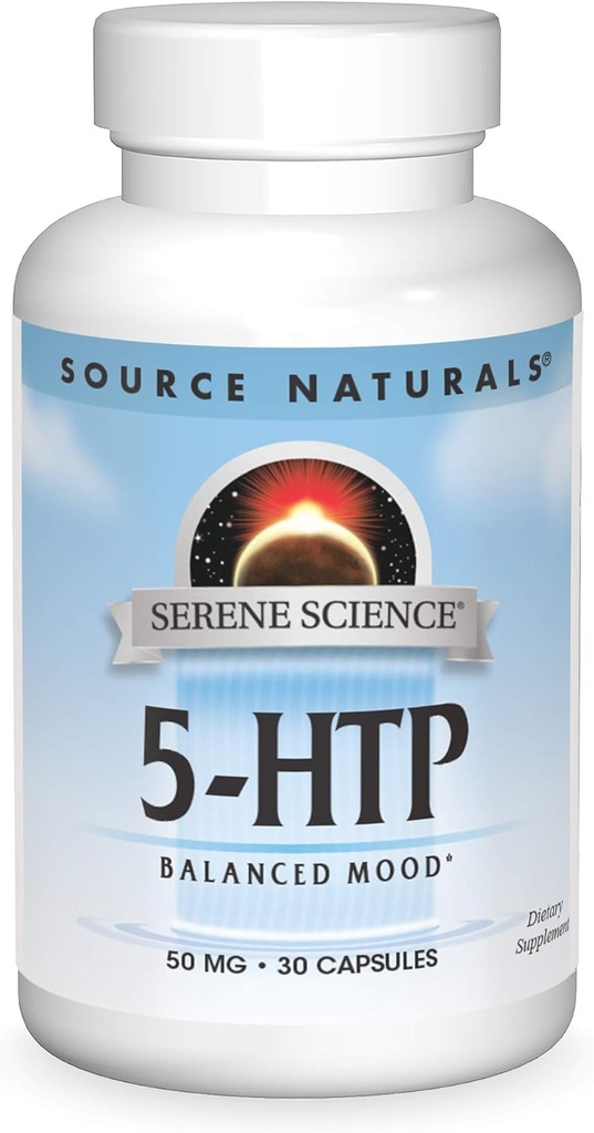 Fuente Natural Serene Science 5-HTP, 50mg - 30 cápsulas