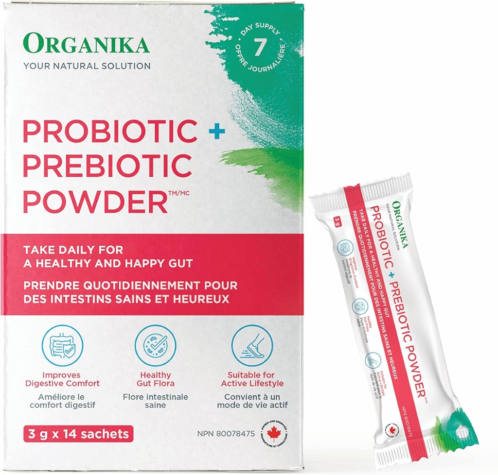 ORGANIKA Probiotic " Prebiotic Powder Sachets 14 Conde, 3 GR