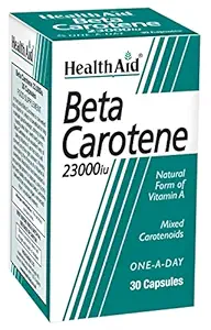 Ayuda de salud Beta-Caroteno (Natural) 15 mg 30 cápsulas
