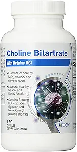 Roex Vitaminas ← Choline Bitartrate ← Actividad cerebral mejorada ← Función celular ← Nutricional-Suplemento tóxico 120 Conde