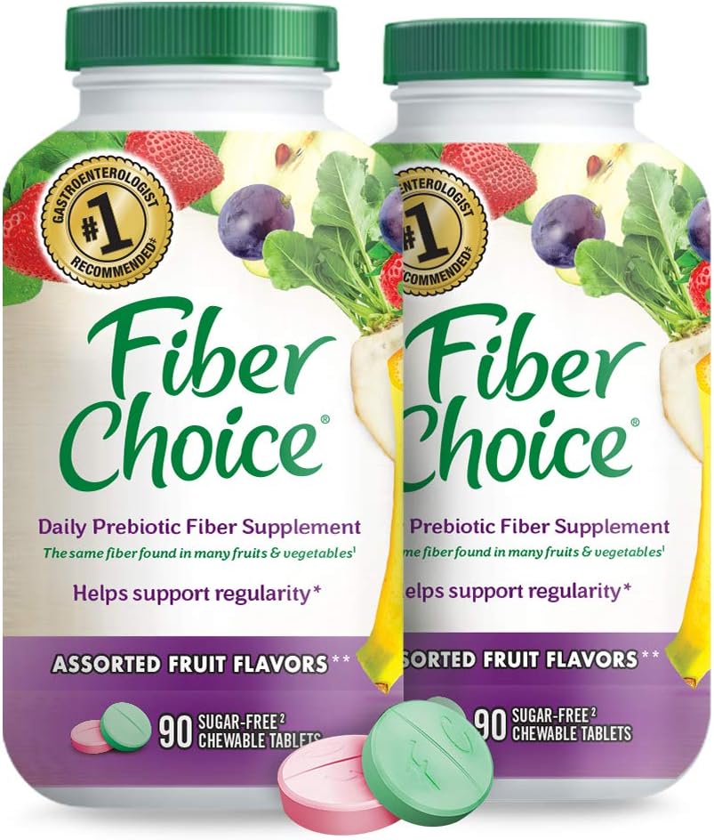 Fiber Choice Assorted Fruit 90 Tablets (Pack of 2) | Discontinued by The Manufacturer