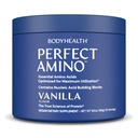BodyHealth PerfectAmino Powder - BCAA and EAA Powder for Pre and Post Workout - Amino Acid Energy Drink for Hombres and Women to Support Lean Muscle and Recovery - Vanilla - 30 Servings