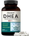NatureBell DHEA 50mg for Men &amp; Women, 300 Capsules  durable Micronized for Better Absorption ← Fuente basada en plantas ← Apoya Energía, Metabolismo " Envejecimiento saludable ← Non-GMO, Made in USA