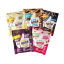 FlavCity Grass Fed Whey Protein Powder - Variety Pack - 25g Protein &amp; 10g Collagen - 5 Single Serve Packets - Hecho con Reishi orgánico & Cordyceps - Gluten Gratis &amp; No Añadido Sugares