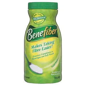 Benefiber 730gm Jumbo 25.75oz Fiber Suplemento Powder 208 Servas