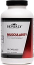 Beverly International Muscularity Specialty BCAA Formula, 180 Capsules. Aminoácidos de cadena ramificados + Picolinato de cromo, B6-B12. Mejora el metabolismo energético - recuperación muscular - guardia muscular.