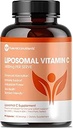 Micronutrientes puros Liposomal Vitamina C - 1400mg Por Serve Suplemento - 90 cápsulas - High Absorption VIT C Ascorbic Acid Pills