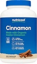Nutricost Cinnamon Capsules (240 Capsules) 1200mg per Serving - Gluten-Free