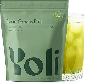 Yoli® Lean Greens Plus - Super Greens Powder - Greens Superfood Powder Suplemento - 14 OZ