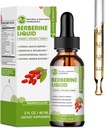 Berberine Supplement Liquid Drops, Berberine with Ceylon Cinnamon, Turmeric, Resveratrol, Bitter Melon, & More-Extra Strength Vegan Supplement, Supports Immune System & Digestive System