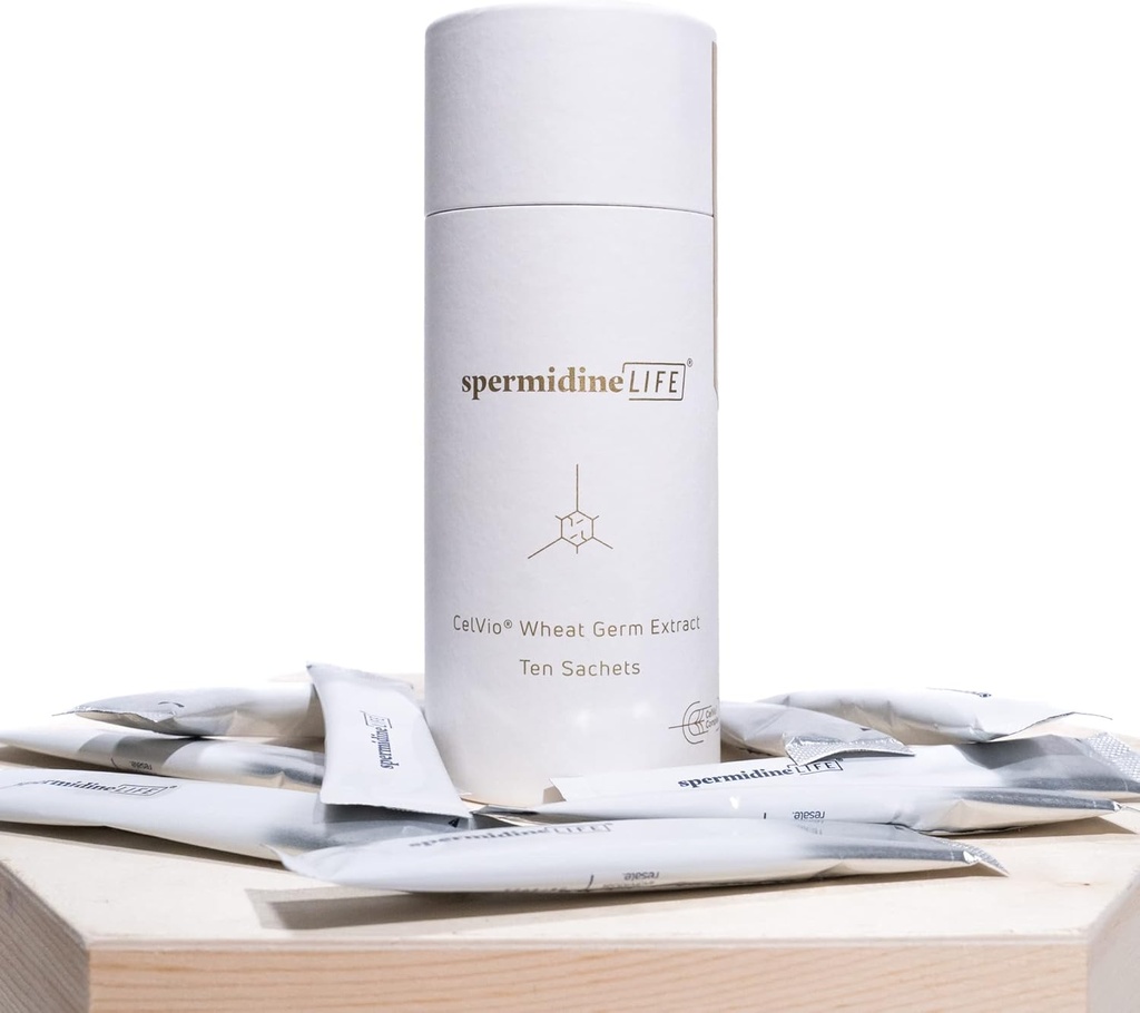LONGEVITY LABS + espermaidineLIFE Pro+ 4300mg, Suplemento Natural, Planta-Basada, Extracto de Germ de Trigo con alto contenido de espermidina, Vegan-Friendly, 10 Sachets (Pack of 1)
