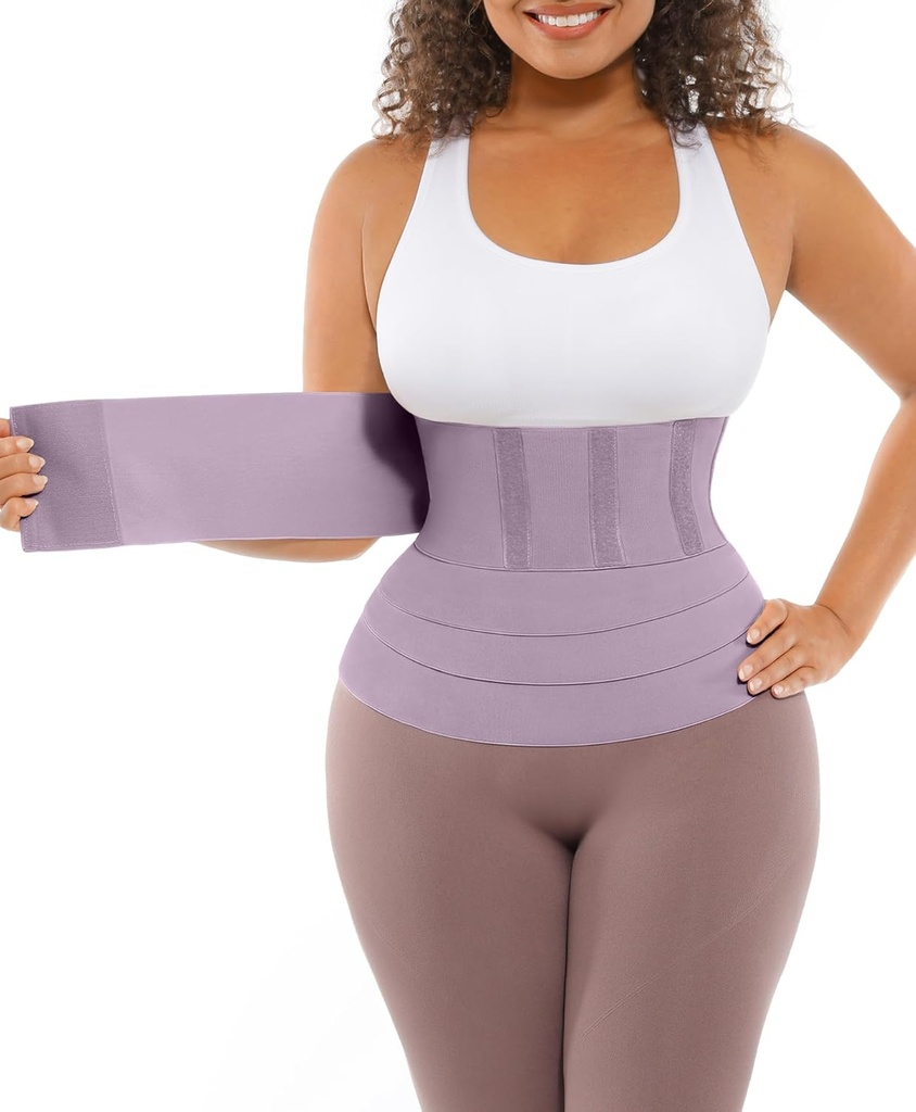 FeelinGirl Waist Trainer for Women Trimmer Belt Waist Cincher Tummy Wrap Plus Tamaño Snatch Me Up Bandage Body Shaper