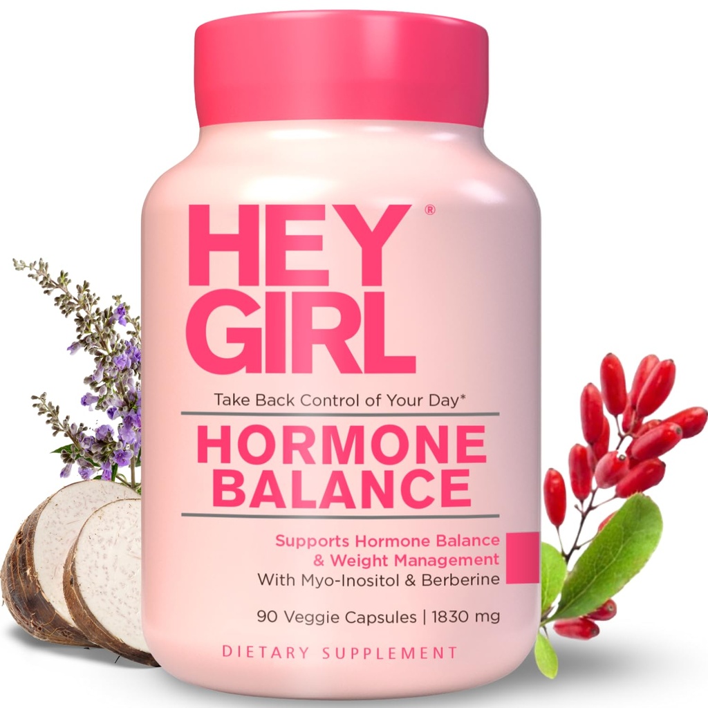 Equilibrio de hormonas para las mujeres – 12in1 para la menopausia, PCOS, PMS, Mood, Hot Flash, Hormonal Support – w Myo-Inositol, Berberine, Maca Root, Black Cohosh, DIM, Dong Quai