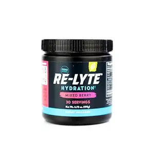 REDMOND Re-Lyte Electrolyte Drink Mix, Berry mixto, 30 sirviendo SMALL 6.88oz jar