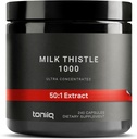 Leche Thistle - Ultra High Potency 50:1 Extracto con 80% Silymarin - Alta Concentración - Laboratorio de Terceros Testado - 240 cápsulas