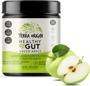 Manzana Verde Gut saludable ← 30-Servings with L-Glutamine, Zinc, Glucosamine, Slippery Elm Bark, Marshmallow Root y Más!