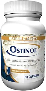 Ostinol Maximum Strength 450mg - Bone & Joint Supplement ← Stem Cell Activation Certified ← Complejo de proteínas activas para pérdida de huesos moderadas " disfunción mixta moderada - 30 cápsulas