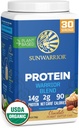 Pólvora orgánica de proteína basada en plantas orgánicas ← Pólvora orgánica vegetariana con Aminoácidos de BCAA &amp; Cáñamo de semillas de cáñamo Pea Blend ¦ No-GMO Soy Dairy Filler & Gluten Free (Chocolate Peanut Butter, 30 Servings)