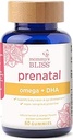 Mommy's Bliss Prenatal Vitamin with Omega & DHA: Supports Baby's Brain & Eye Development with Vitamin C, Omega 3, 6, 9, & DHA, Vegan, Gluten Free, Non-GMO, 60 Gummies (20 Servings)