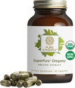 PURE SYNERGY SuperPure Oregano Extract | Oregano Oil Extract Capsules | Organic Oil and Leaf Supplement | for Immune, Digestive, and Respiratory Health (60 Capsules)