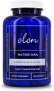 Elon Matrix Man - 60 Day Supply - Hair Growth Vitamins for Men – Saw Palmetto & Biotin Advanced Formula Vitamins – promueve el crecimiento saludable de la barba – (120 cápsulas)