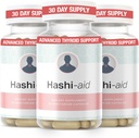 IBDassistTM Hashi Aid Thyroid Support for Women ' Hombres - Suplemento tiroideo para el hipotiroidismo de la enfermedad de Hashimoto* - con Ashwagandha, Selenium, Zinc, Vitaminas Esenciales &amp; Más - 30 cápsulas (3 Pack)