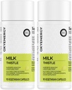 OxyEnergy Silymarin Milk Thistle 300mg Extract with Vitamin C, Inositol &amp; Pueraria, Liver Detox &amp; Repair Support, Antioxidant Support,90 Capsules,Pack of 2