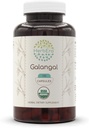 HerbEra Galangal 120 cápsulas, 500 mg, USDA Organic Galangal (Alpinia Galangal) Root seco (120 cápsulas)