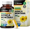 BIO KRAUTER Arnica Montana Capsules - 500 mg Arnica Capsules for Bruising and Swelling - Vegan - 100 Conde