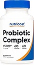 Nutricost Probiotic Complex - 50 Billion CFU, 60 Capsules - Probiotic for Men and Women - Vegetarian Capsules, Non-GMO, Gluten Free