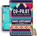 Suplemento de vitaminas de viaje para vuelo y diario, Jet Lag, energía, inmune, apoyo a la digestión, promover la calma con Ashwagandha, Rhodiola, Chia " D3 para mejor sueño " , Vegan, 60 Conde