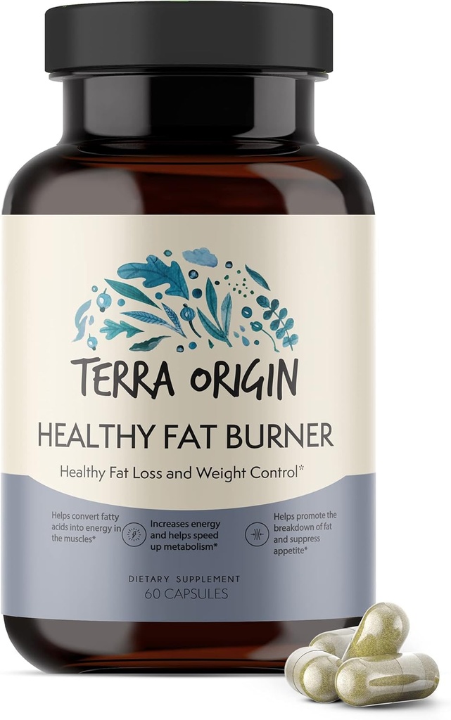 TERRA ORIGIN Metabolism Boost " Fat Loss - Amino Acids and Natural Plant Extracts to Increase Energy " Metabolism, Block Cravings, Stop New Fat Storage*