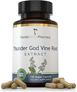 Florida Herbal Farmacia, Thunder God Vine Extracto Extracto Suplemento cápsulas