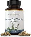 Florida Herbal Farmacia, Thunder God Vine Extracto Extracto Suplemento cápsulas