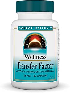 Fuente Naturals Factor de Transferencia de Bienestar, Soporta Respuesta del Sistema Inmune* 125mg, 60 cápsulas