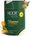 Turmérico Gummies I No Añadido Azúcar I 95% Curcumina &amp; Black Pepper Extracto I para Adultos &amp; Niños I No GMO I 100% Natural &amp; Orgánica I Tercera Parte Probó I 500 mg I 60 Gummy